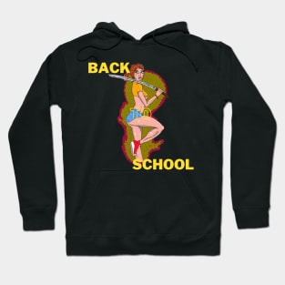 Back To School Punk Katana Girl Hoodie